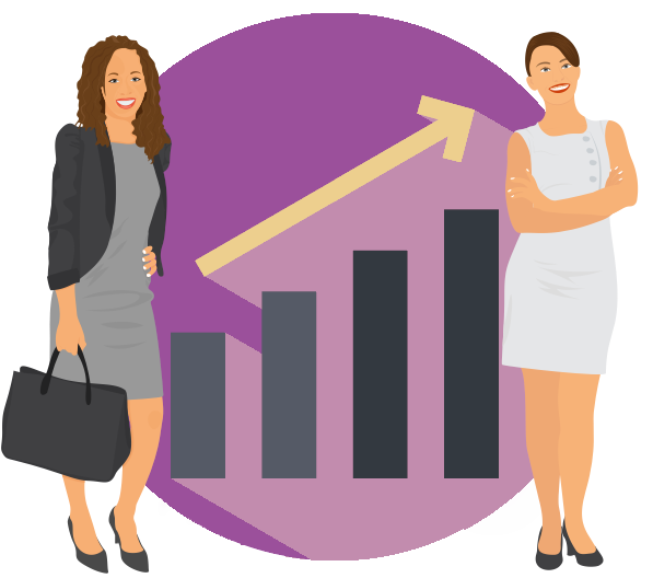 Two nail technicians